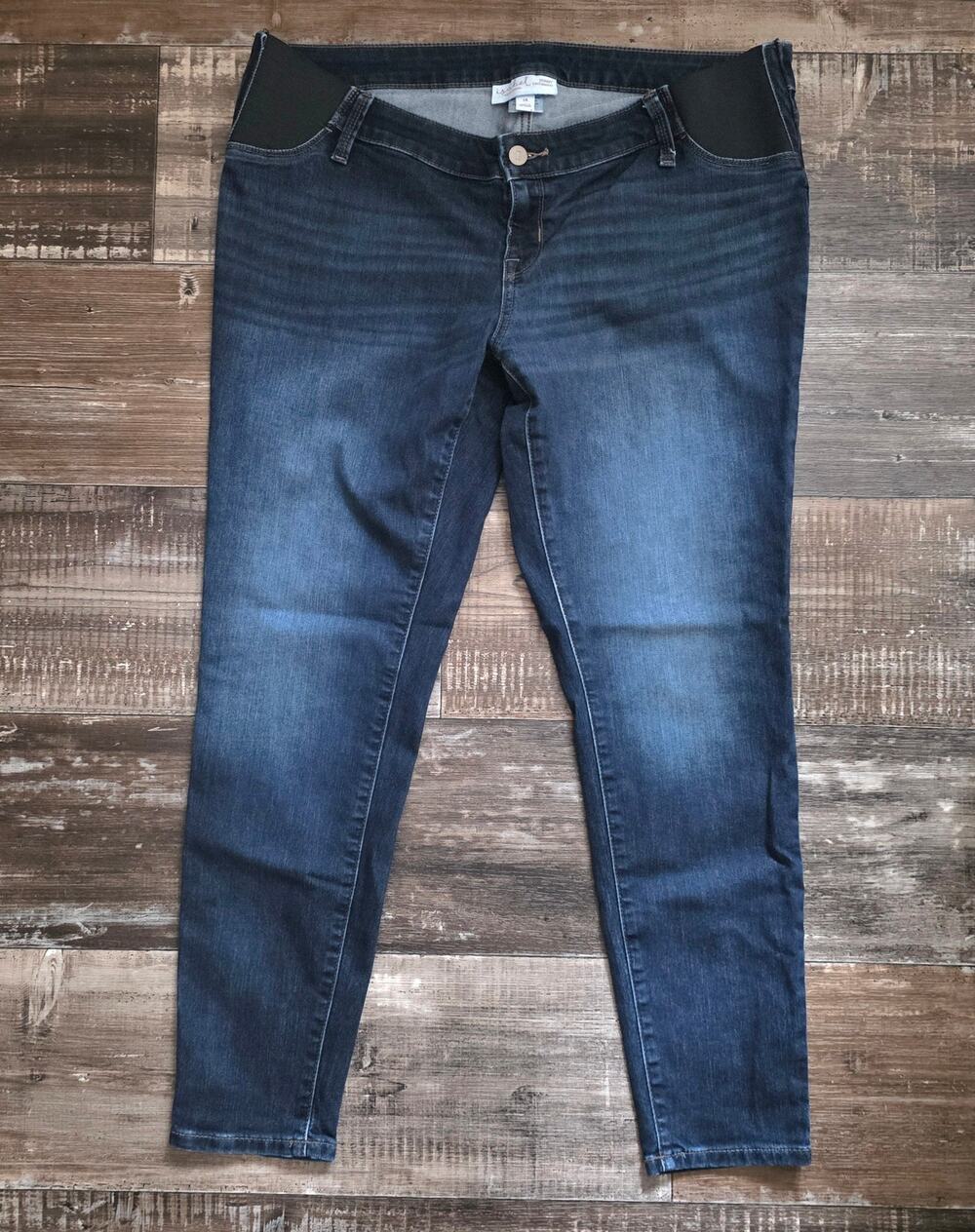 Ingrid & Isabel "Isabel" Skinny Blue Maternity Jeans Size Medium
